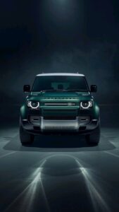 Black car wallpaper with rain effect