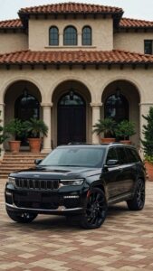 Black car wallpaper landscape desktop view