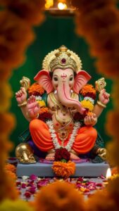 Lord Ganesha calm and peaceful wallpaper