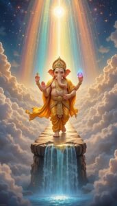 Lord Ganesha high resolution spiritual background