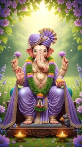 Lord Ganesha mandala art wallpaper HD