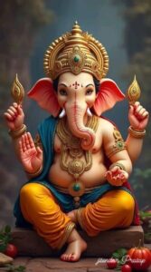 Lord Ganesha spiritual wallpaper for meditation