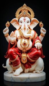 Traditional Indian Lord Ganesha art wallpaper