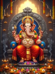 Lord Ganesha 4K ultra HD spiritual wallpaper