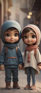 Romantic rainy day 3D couple wallpaper