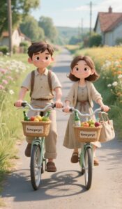 Cute 3D couple love HD wallpaper