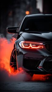 BMW car wallpaper luxury street scene
