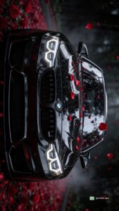 BMW car wallpaper in futuristic environment