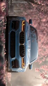 BMW car wallpaper cinematic lighting effect