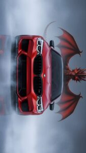 BMW car wallpaper dynamic racing scene