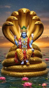 Lord Vishnu image symbolizing preservation and protection
