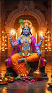 Devotional Lord Vishnu image for morning prayers