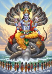 HD Lord Vishnu image for wallpaper and devotional background