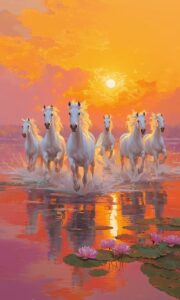 Stunning morning sunrise images over mountains with glowing sunlight