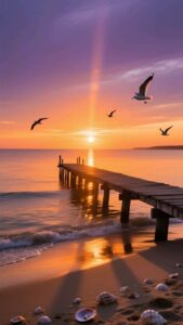 HD morning sunrise images with vibrant sky and glowing sun