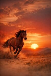 Natural morning sunrise images over forest landscape