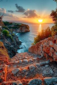 Scenic sunrise landscape morning sunrise images