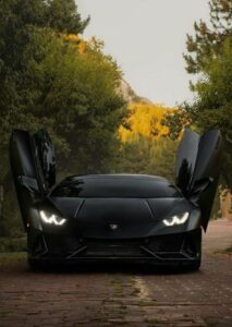 Tesla wallpaper with neon lights cyberpunk theme