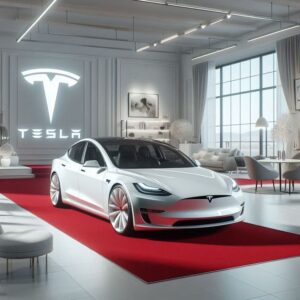 Tesla wallpaper ultra HD electric car image