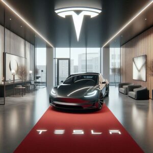 Tesla car wallpaper modern luxury EV style