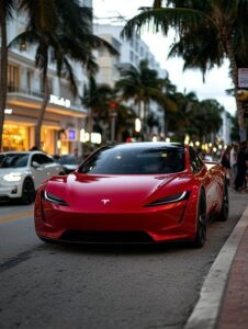 Tesla wallpaper modern automotive technology design