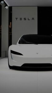 Tesla Model Y wallpaper modern electric SUV style