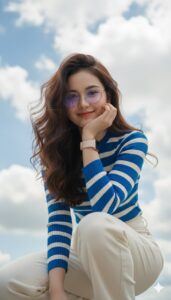 beautiful girl confident pose wallpaper