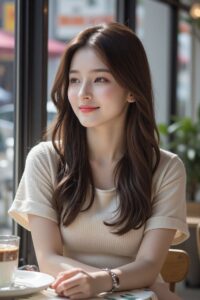 beautiful girl wallpaper minimal design