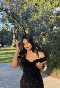 Stylish Black Dress Girl