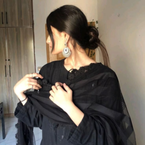 Black Dress Cool Girl