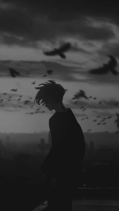 Stylish dark black wallpaper