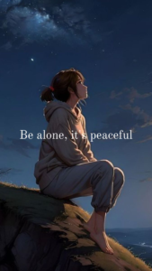 Black Alone DP for WhatsApp